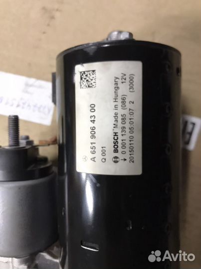 A6519064300 стартер 651