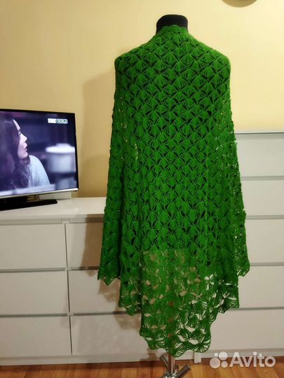 Шаль косынка ирис