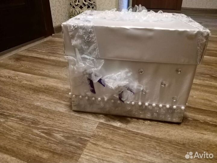 Коробка для сбора конвертов(свадебная) самодельная