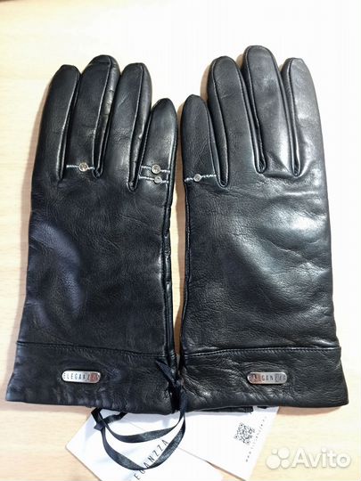 Перчатки женские eleganzza IS01442 black р.7,5
