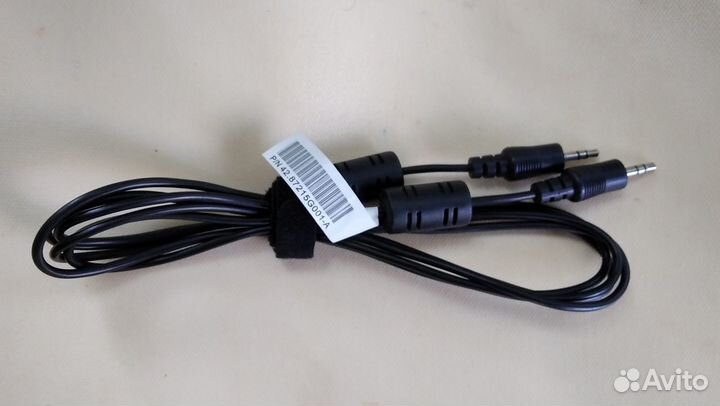 2 кабеля аудио джек-джек 3,5 мм 1,8 м антипомехи