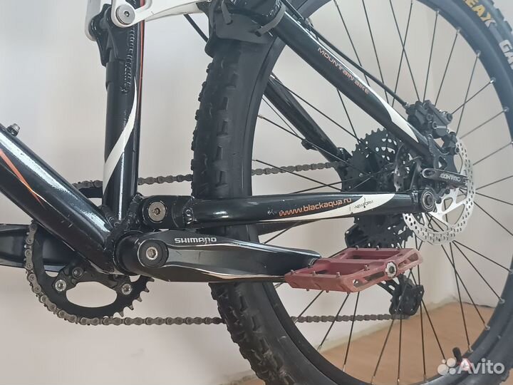 Велосипед двухподвес Black Aqua Whisper XC