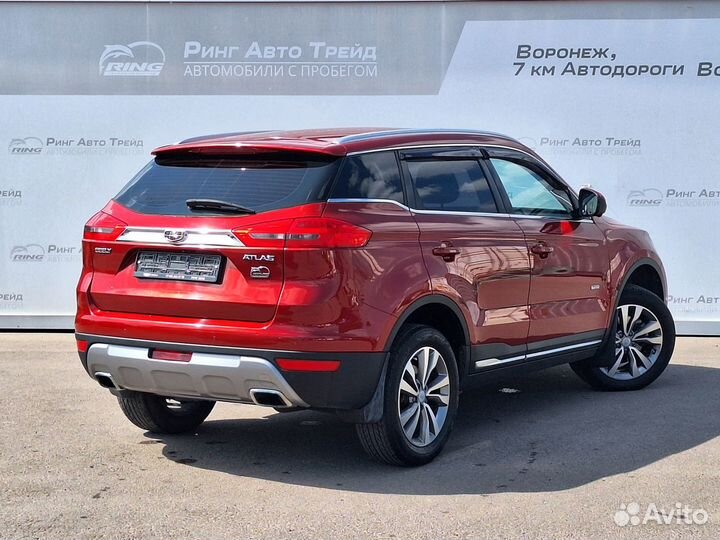 Geely Atlas 1.8 AT, 2018, 53 576 км