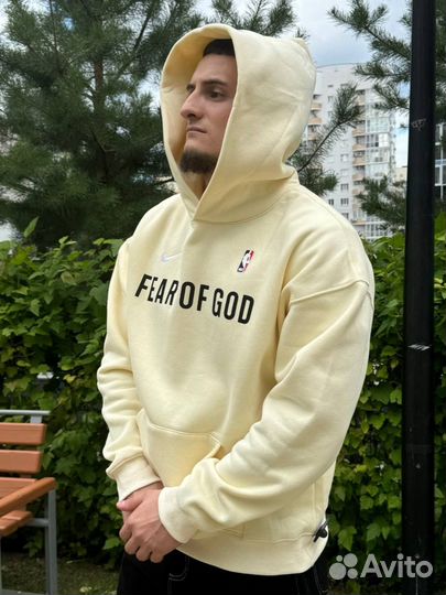 Худи fear of god x nike