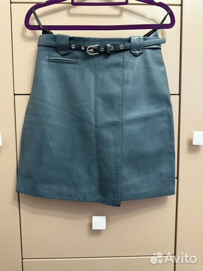 Кожаная юбка