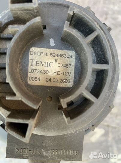 Моторчик печки опель астра г astra g