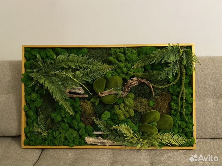 Панно из мха