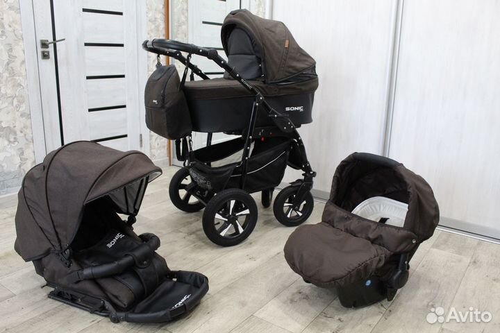 Verdi Sonic Plus 3 в 1(Эко кожа+текстиль)