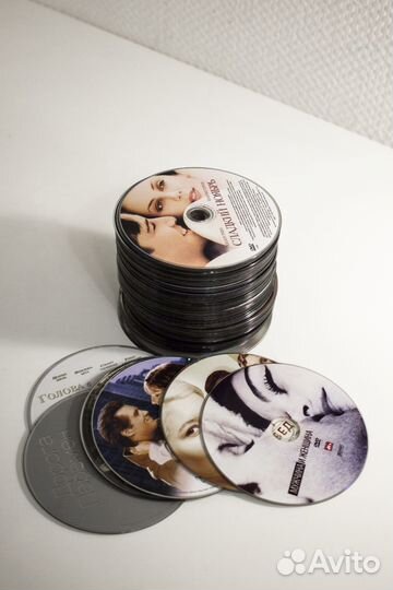 Коллекция фильмов DVD и музыки CD