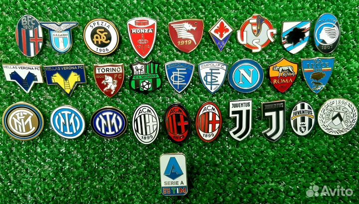 Значки футбольных клубов Италии