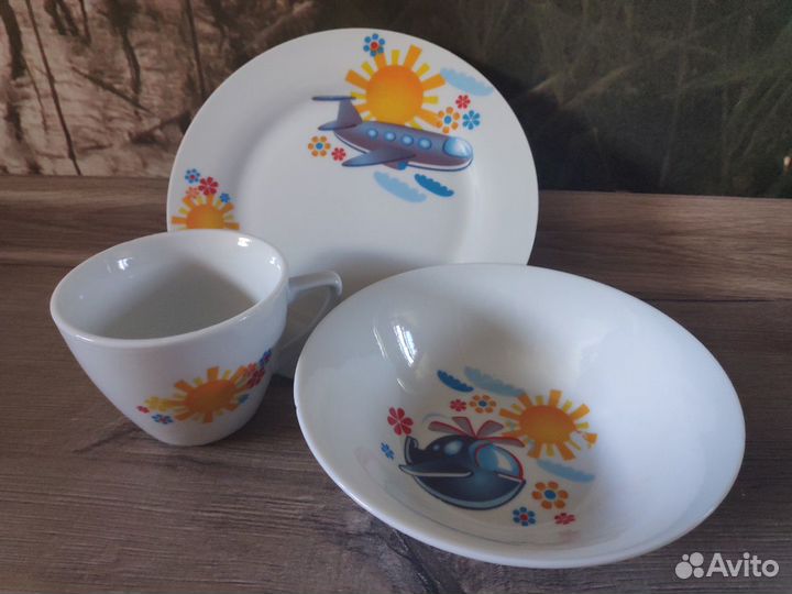 Новый набор детской посуды