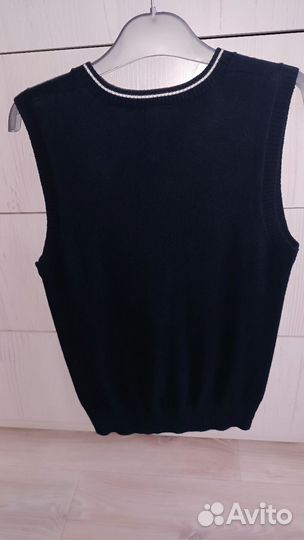 Жилет школьный синий 128