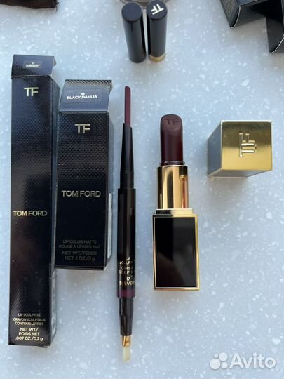 Tom ford косметика б/у, тени, палетки, помада