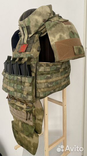 Бронежилет плитник мох комплект