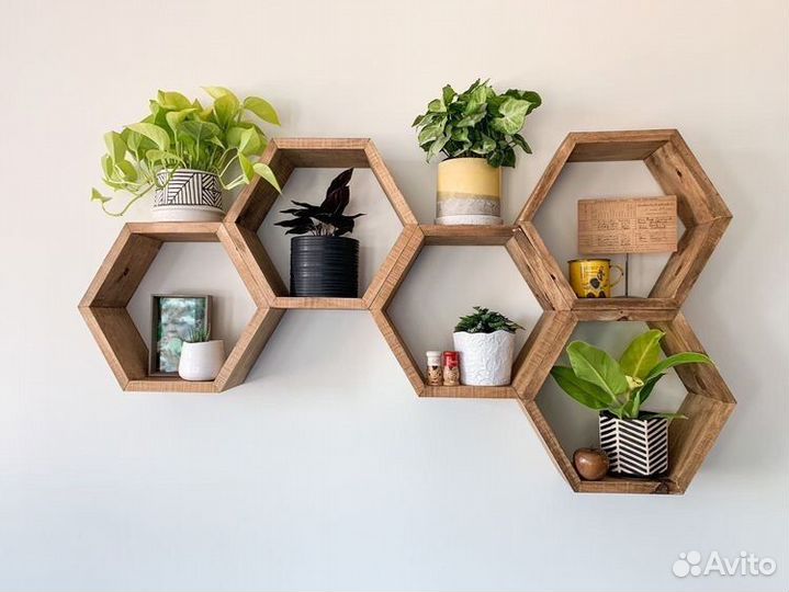 Полка настенная в стиле лофт