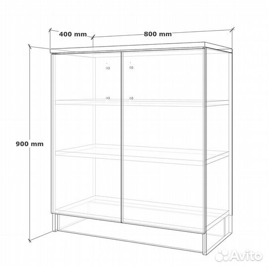 Тумба Ассен-951b дуб молочный прикроватная