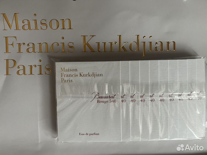 Семплы Maison Francis Kurkdjian