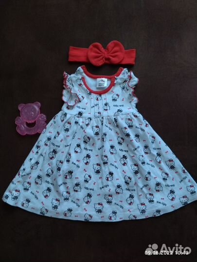 Платье -бодик для девочки 74 размер