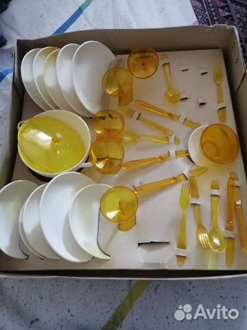 Сервиз столовый игрушечный СССР