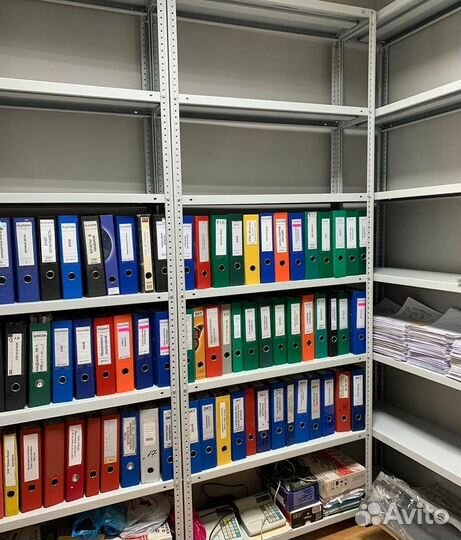 Стеллажи металлические архивные