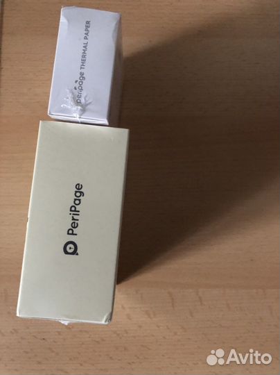 Peripage Новый принтер фиолетовый + клеевая бумага