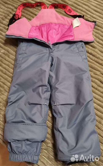 Зимний полукомбинезон для девочки 98