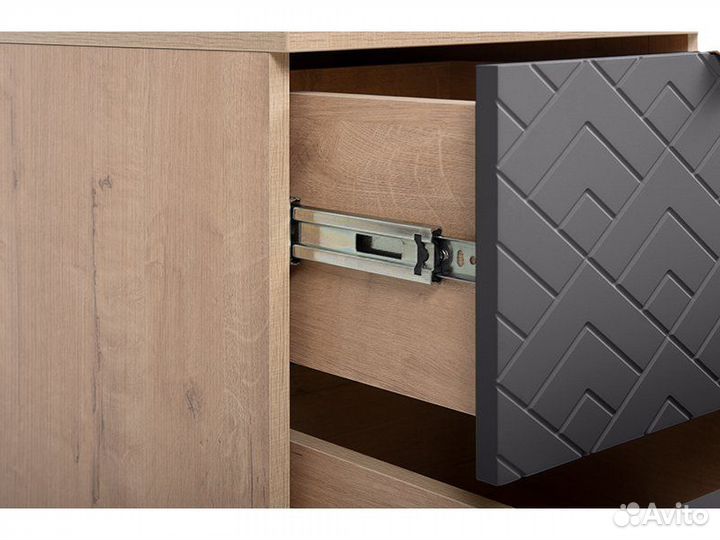 Тумба прикроватная Теджонс Art Grafit