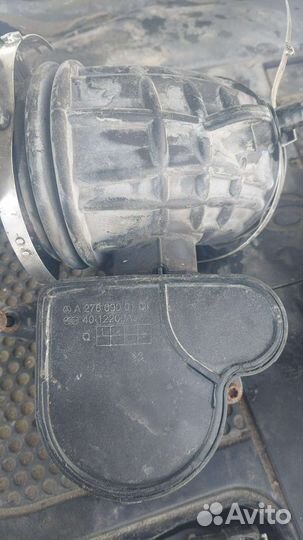 Патрубок с клапаном Mercedes W212(резонатор вф)