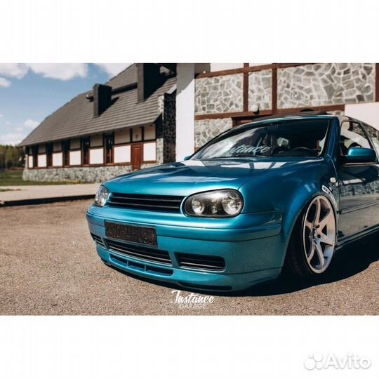 Губа переднего бампера Volkswagen Golf 4 GLI