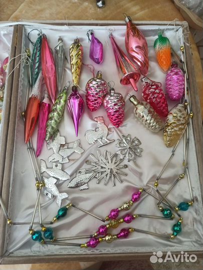 Елочные игрушки СССР каталог винтаж ретро стекло