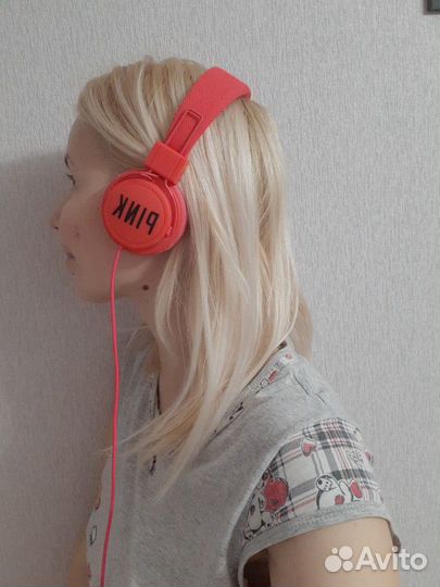 Наушники pink original
