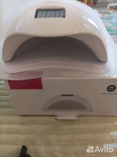 Новая лампа для сушки ногтей Sun 5+ гель-лаки