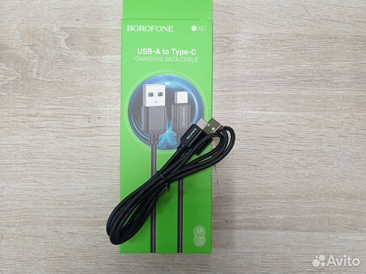 Кабель USB - TypeC borofone BX87, 1м оптом
