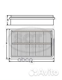 Фильтр воздушный SB2206 SCT
