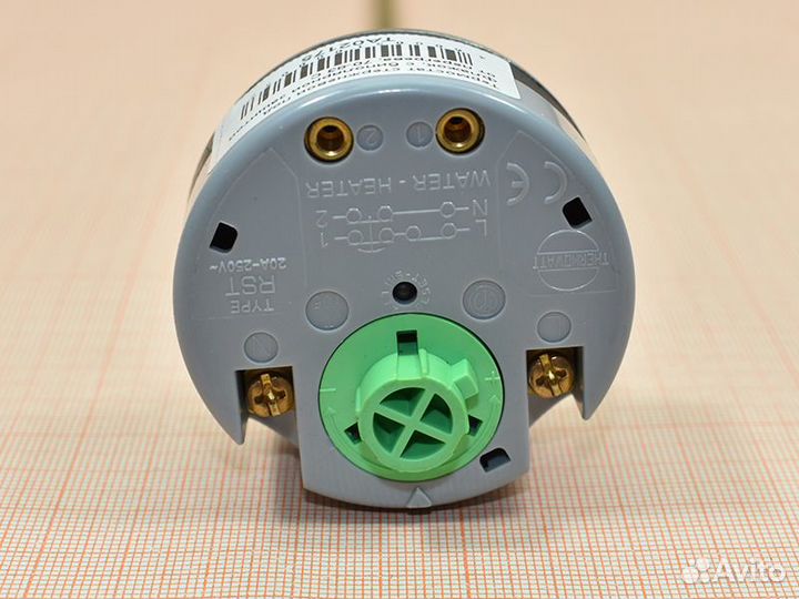 Термостат стержневой под флажок, с биполярной защи