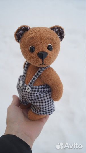 Мишка кот вязаный ручной работы