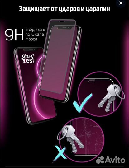 Защитное стекло iPhone 14/13