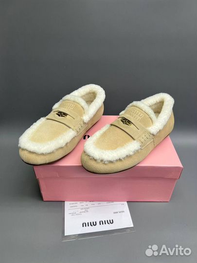 Мокасины Miu Miu 