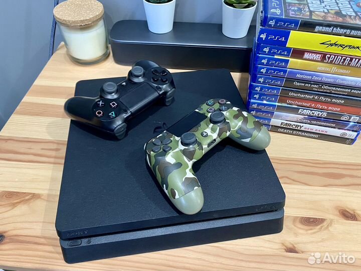 Sony PS4 Slim / игры / skyrim / человек паук