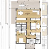 Дом 117 м² на участке 6 сот.