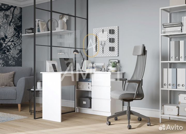 Икеа стол письменный с ящиками