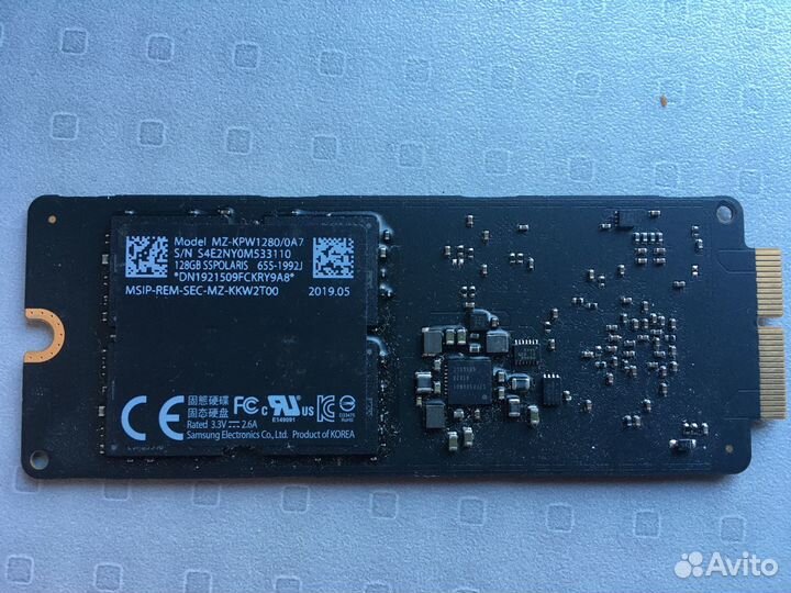 SSD диск 256/128 GB для MacBook Pro 2013-2015