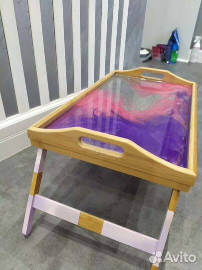 Поднос деревянный