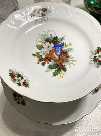 Вазы на ножке 3 шт. Kahla Германия Разборная Горка