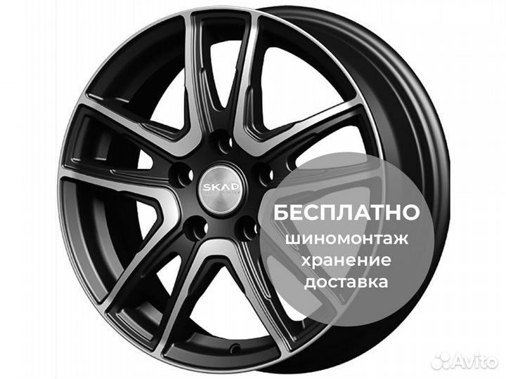 R16 4x100 6J ET41 D60,1 Скад Сидней Графит