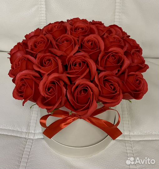 Букет из мыльных роз