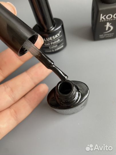 База и топ для ногтей Kodi и гель лаки