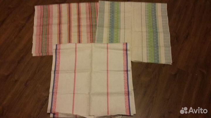 Ткань лен для кухонных полотенец винтаж СССР