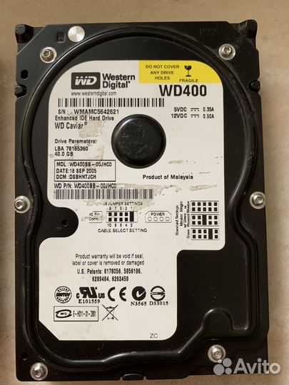 Жесткий диск Seagate barracuda 7200.9 40 Gb