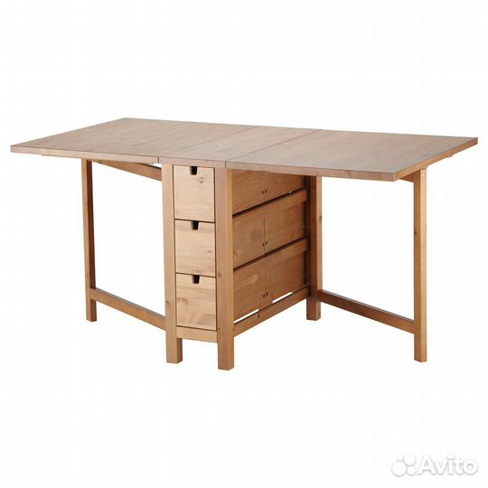 Раскладной стол-книжка Икеа Норден, массив